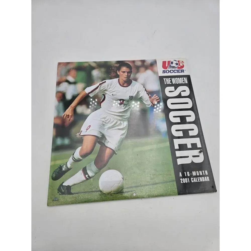 Vintage Women's US Soccer Team 2001 Millennium Y2K Calendar SEALED